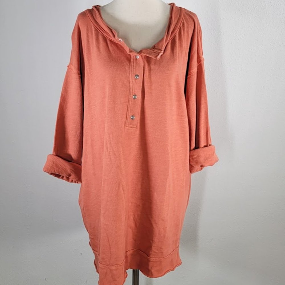 FREE PEOPLE INTIMATELY organic cotton pullover Sz S NEW - Picture 3 of 11